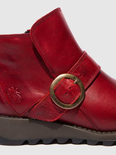 Buckle Boots SIAS812FLY RUG RED