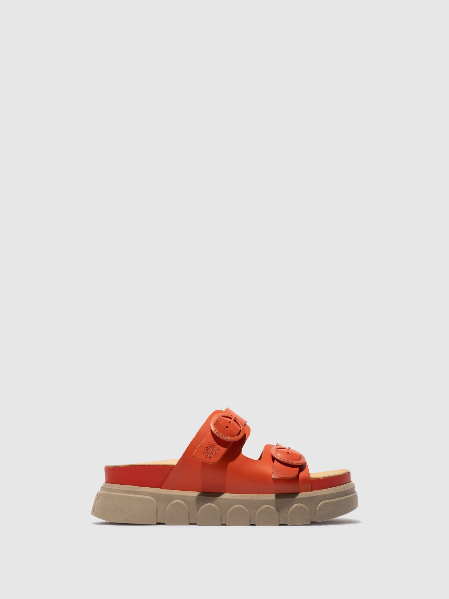 Buckle Mules CIDE946FLY SCARLET – Fly London EU