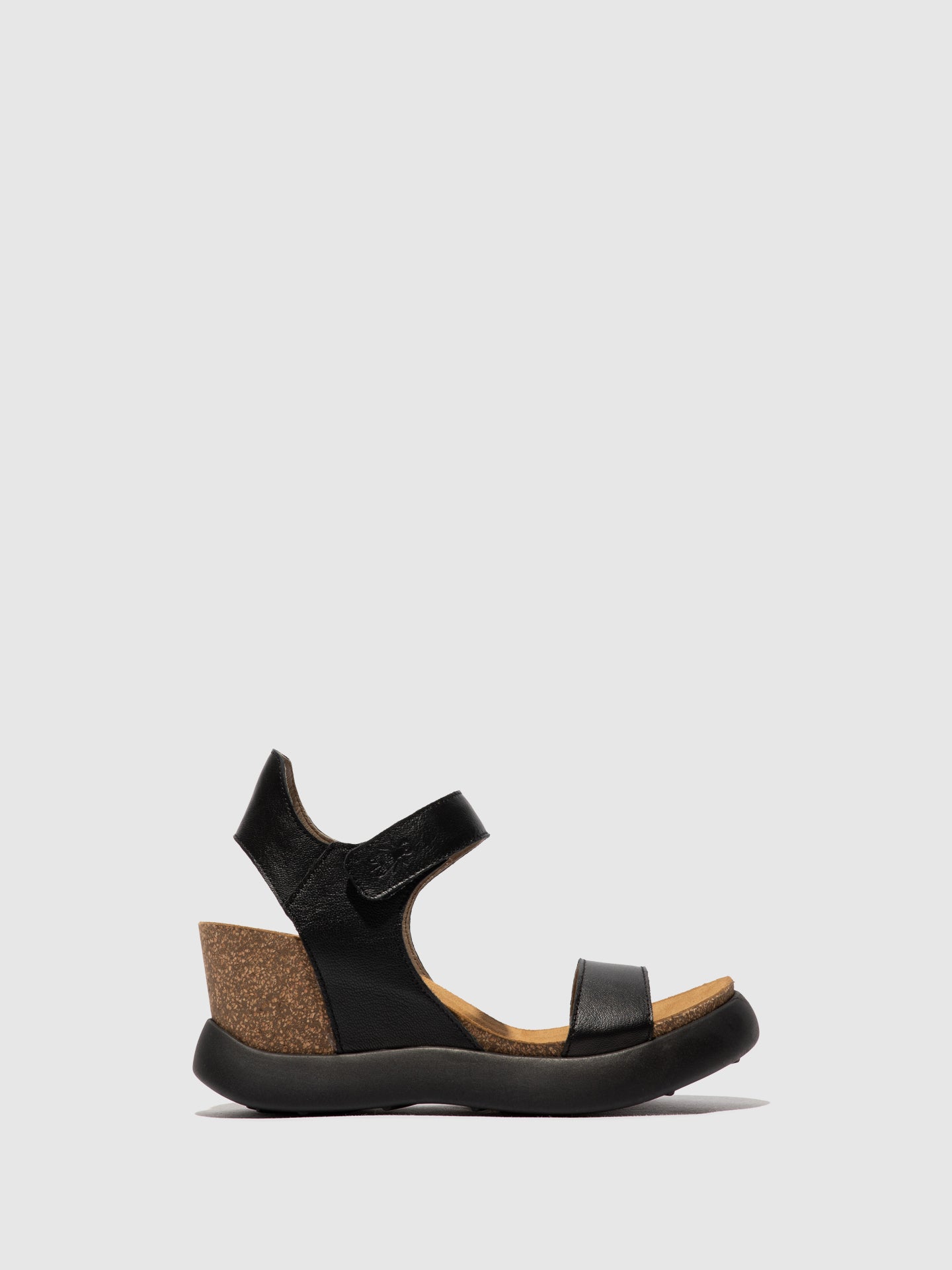 Sandali Donna Fly London Gogo967fly - Pelle, Fodera In Pelle E Suola In Sughero, Chiusura Con Velcro