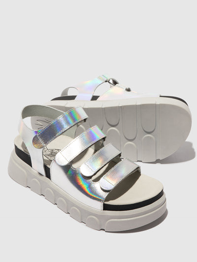 Velcro Sandals CLAD038FLY SILVER