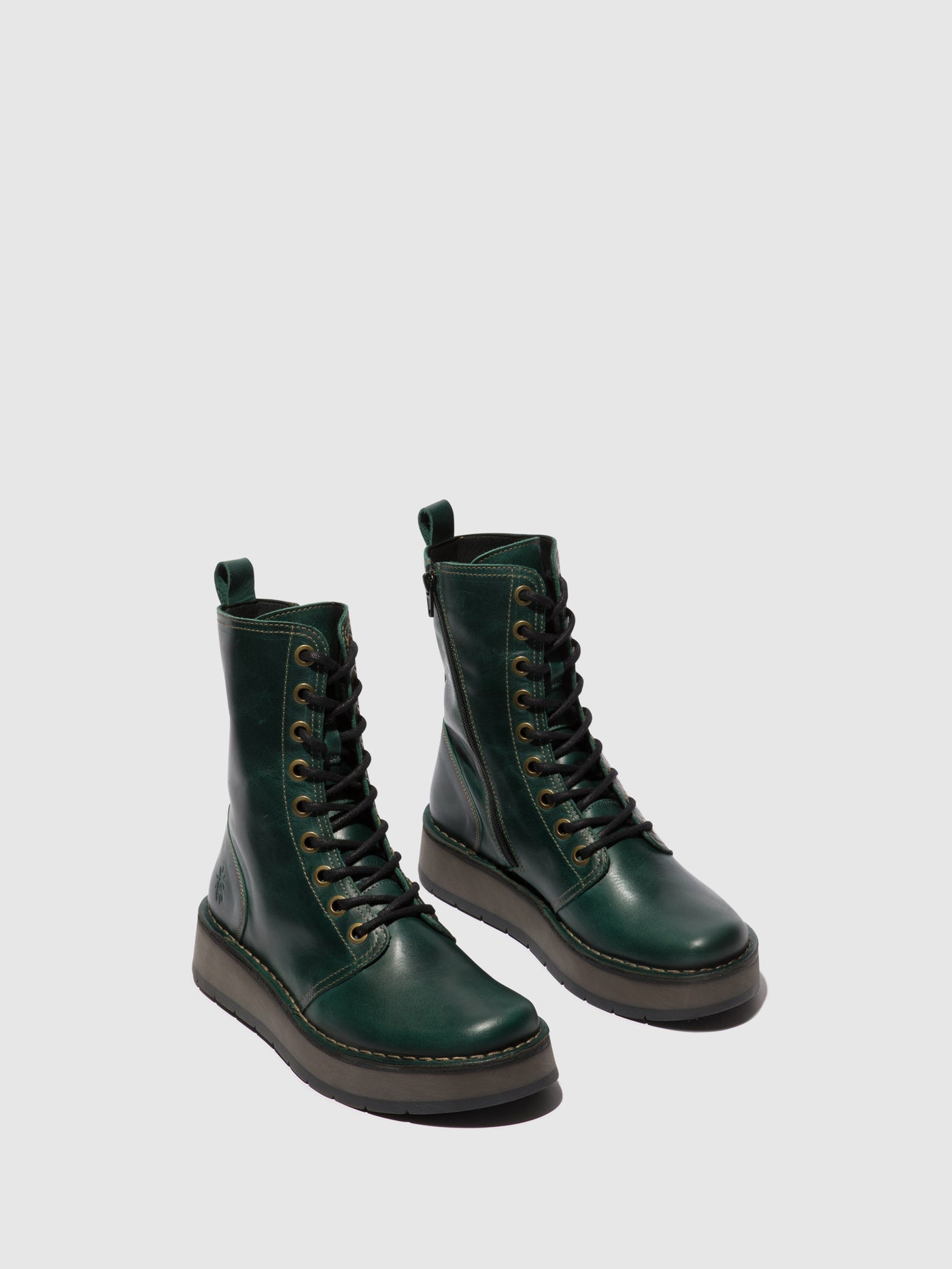 Lace-up Boots RAMI043FLY PETROL