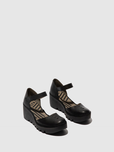 Ankle Strap Sandals BISO305FLY BLACK