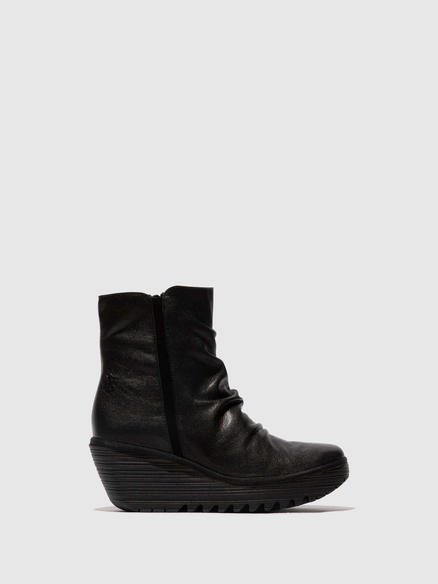 Zip Up Ankle Boots YOPA461FLY BLACK