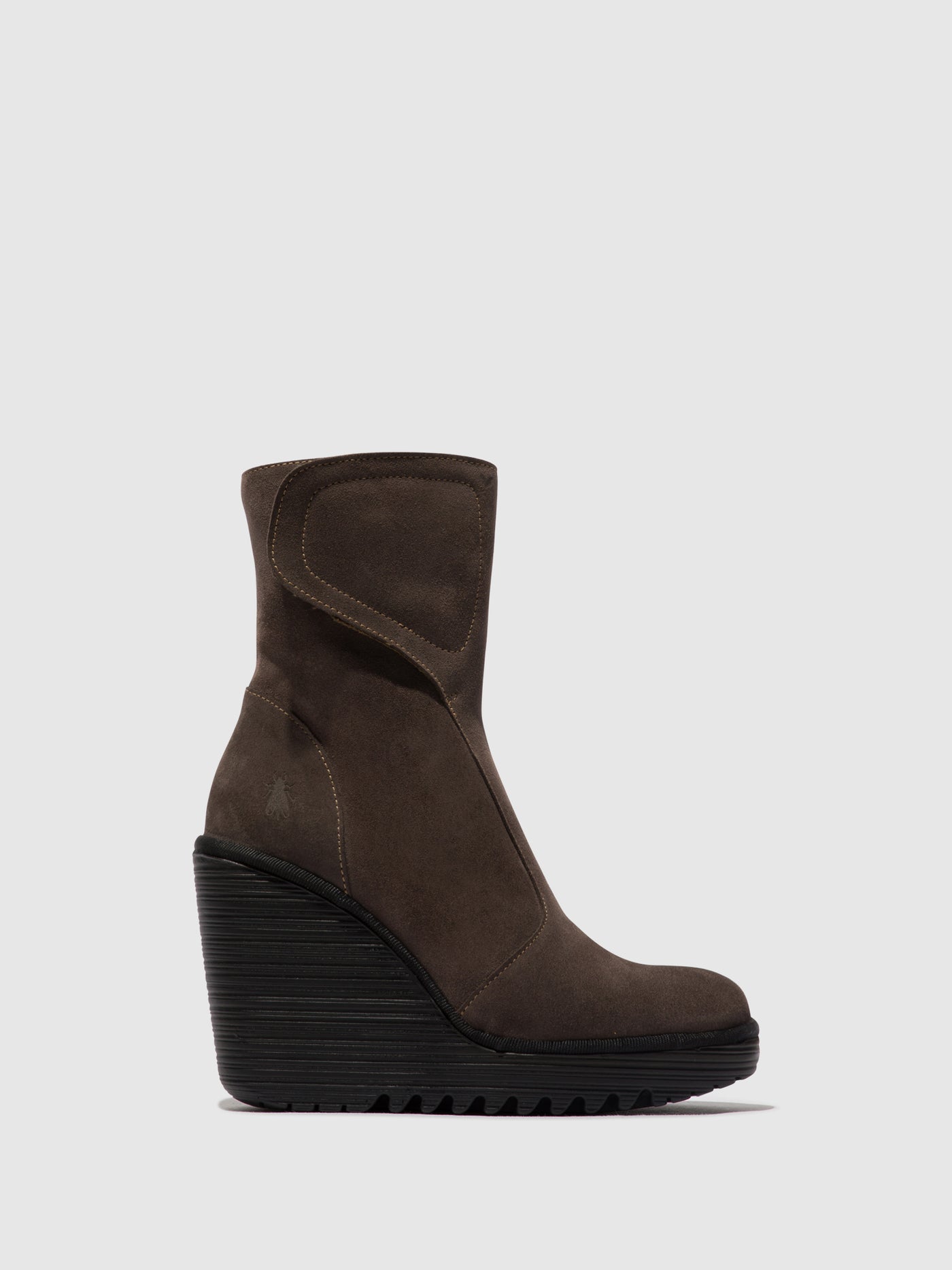 Zip Up Ankle Boots DALLY463FLY ANTHRACITE