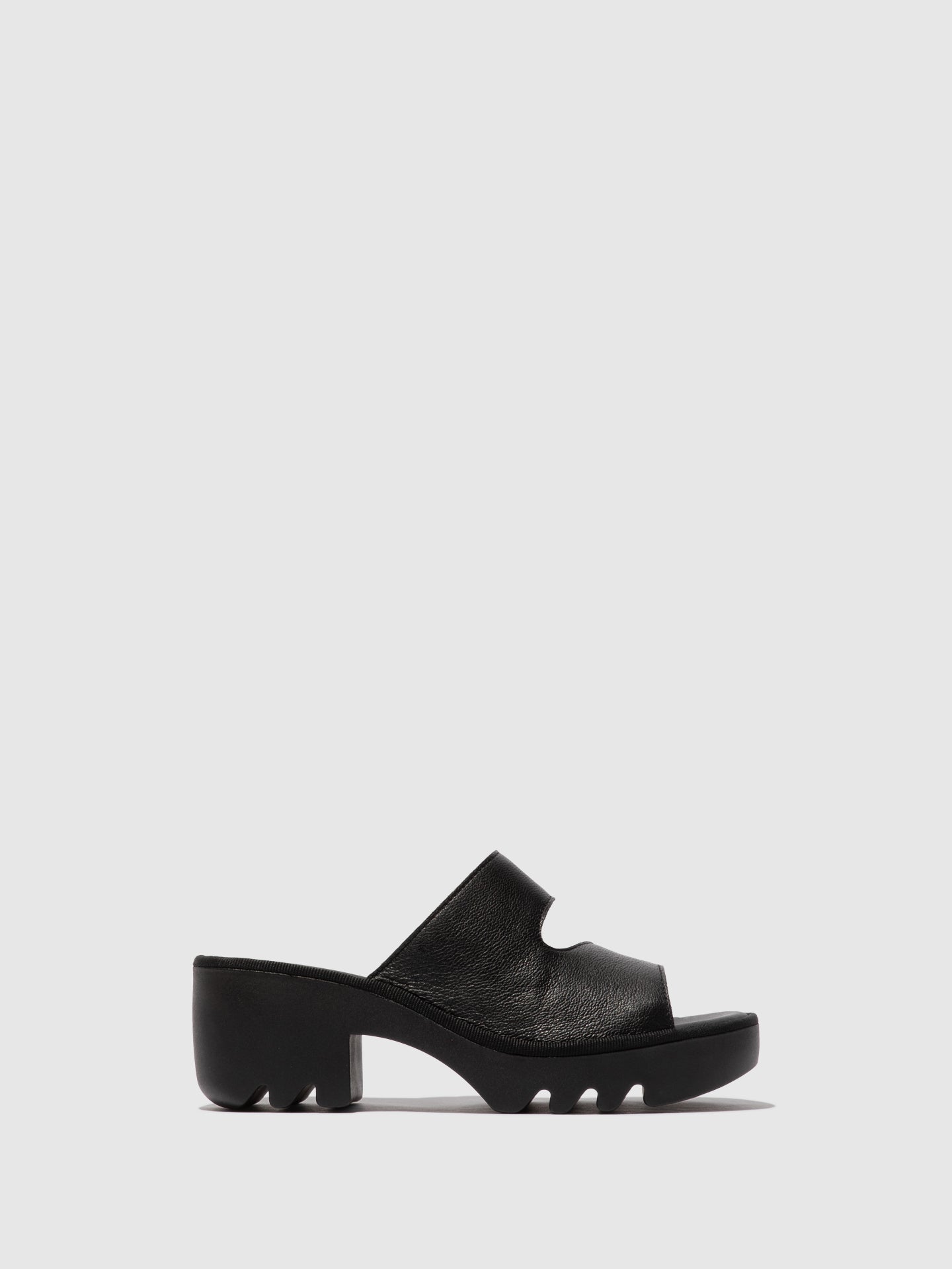 Mules BEE FLY En Cuir Camel - Taille 37 - Talon Moyen (2-7cm) - Neufes Sans Boîte