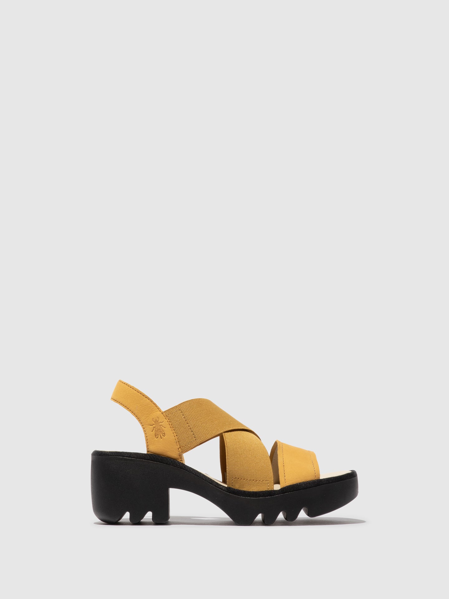 Sandalie Fly London TAJI502FLY In Pelle, Donna, Colore Nero, Numero 36, Stile Comodo E Alla Moda