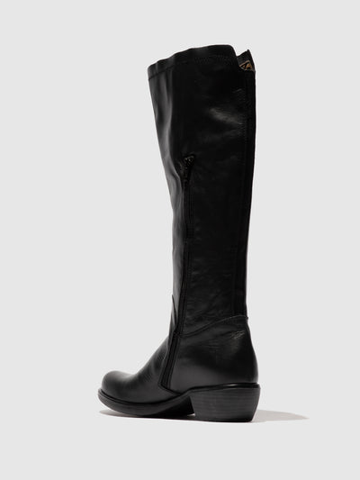 Zip Up Boots MISTRY BLACK