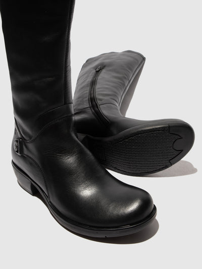 Zip Up Boots MISTRY BLACK