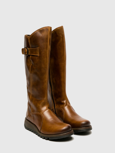 Zip Up Boots MOL 2 CAMEL