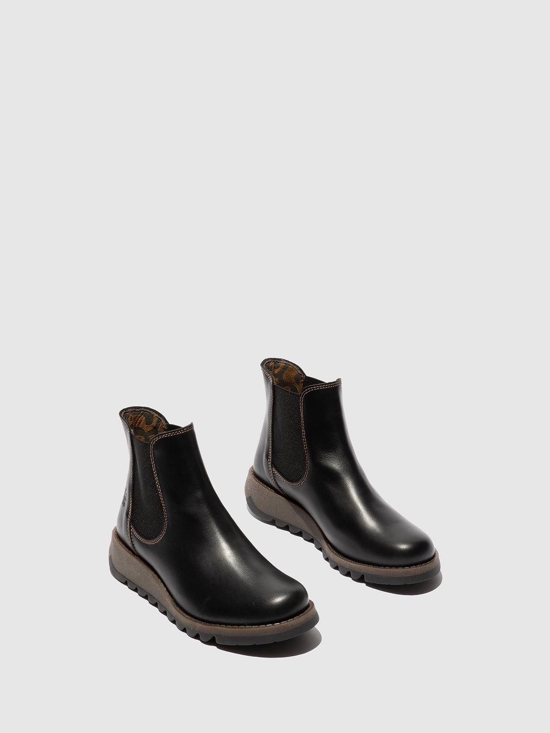 Fly London Roop Men\'s Black Leather Slip On Chelsea Boots EU 43 | US 9.5 / 10 Amazon.com | Fly London Men main image 4