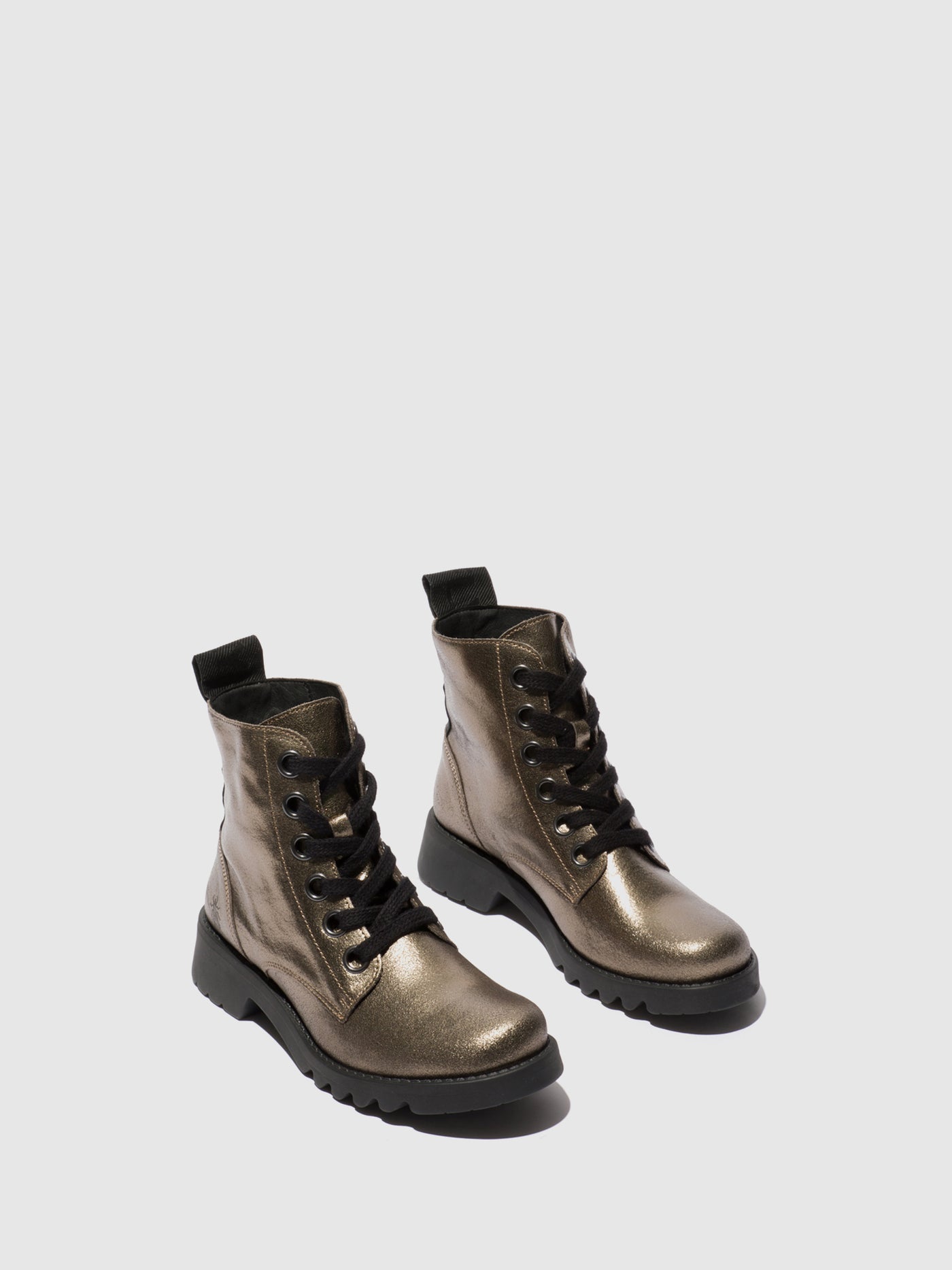 Lace-up Ankle Boots RAGI539FLY DARK GOLD – Fly London EU