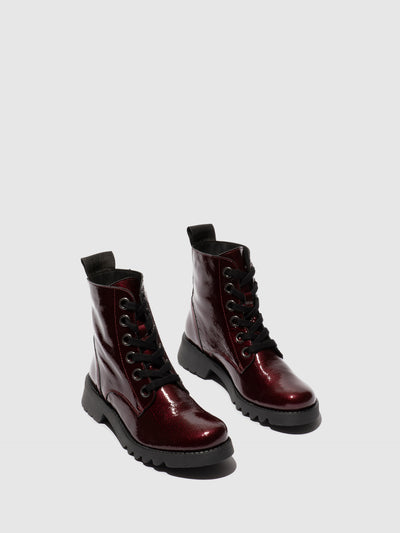 Lace-up Ankle Boots RAGI539FLY BURGUNDY