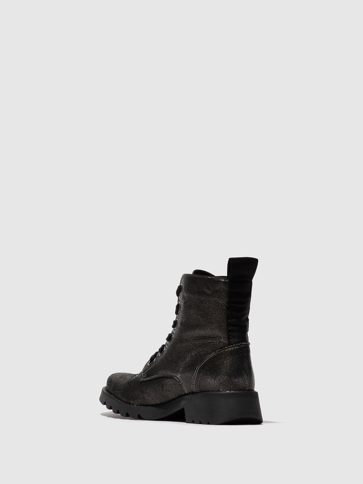 Lace-up Ankle Boots RAGI539FLY DK. FLASH SILVER