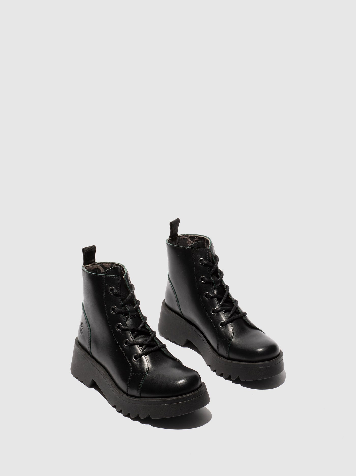 Lace-up Ankle Boots METZ788FLY JAVA GROUND/GREEN