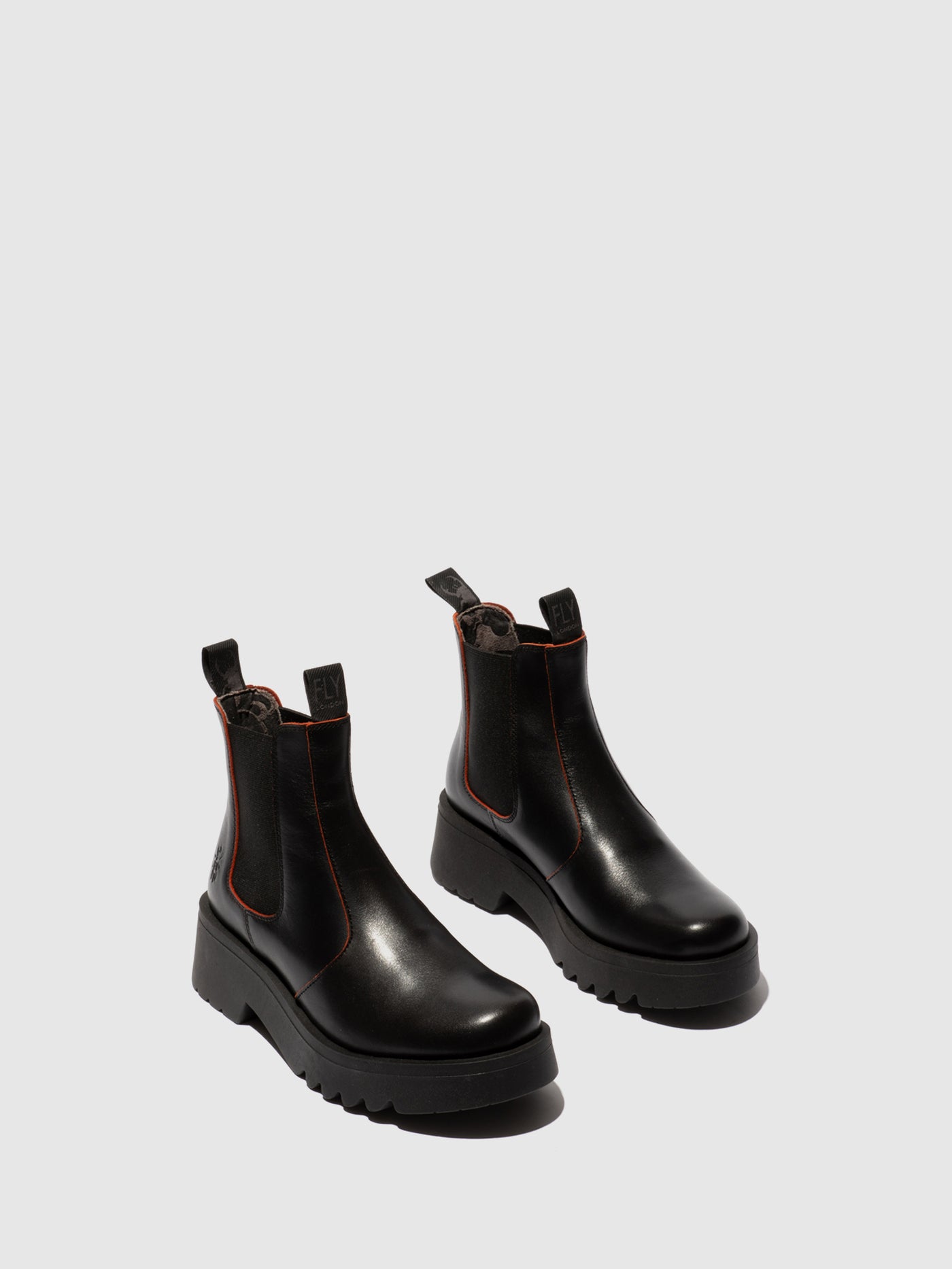 Chelsea Ankle Boots MEDI789FLY BLACK/RED