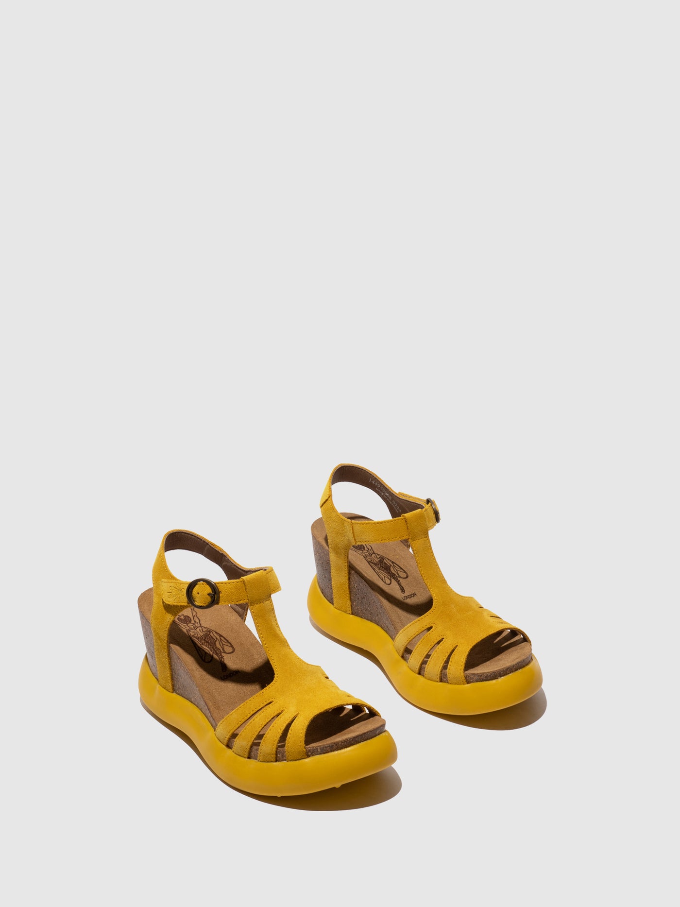 T-Strap Sandals GAIT959FLY SUEDE YELLOW