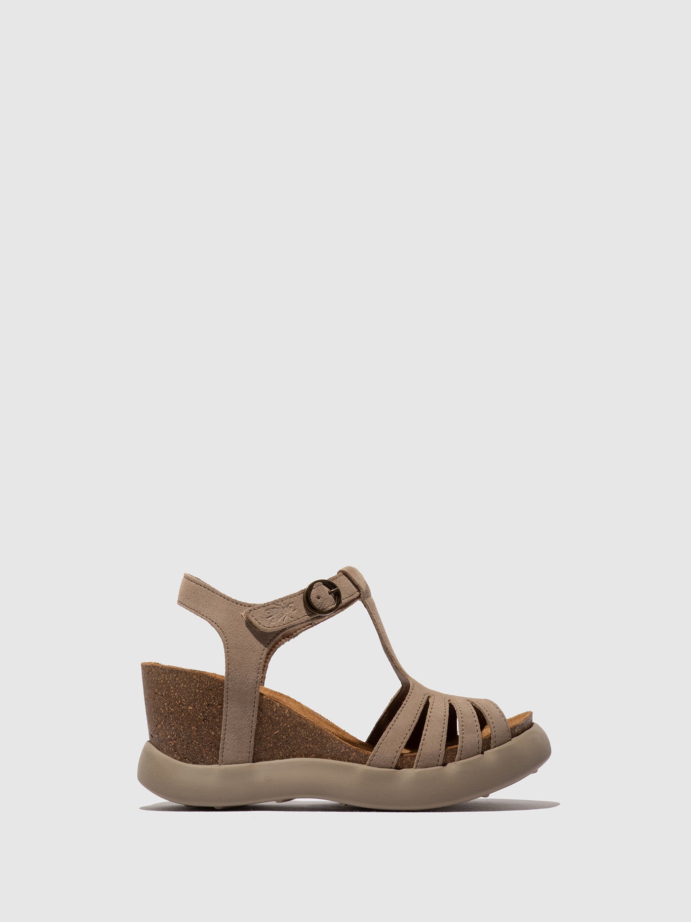 T-Strap Sandals GAIT959FLY SUEDE TAUPE