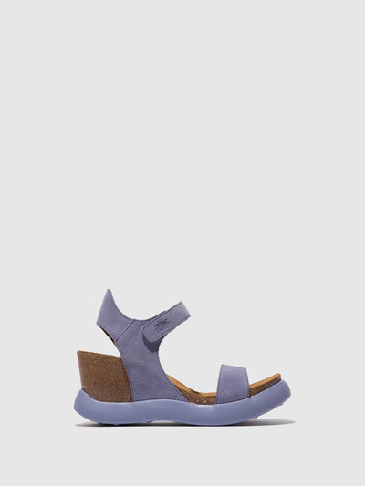 Velcro Sandals GOGO967FLY SUEDE VIOLET