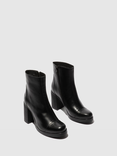 Zip Up Ankle Boots STIR985FLY DUBLIN BLACK