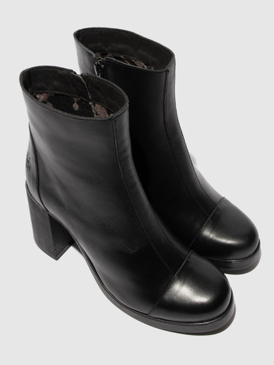 Zip Up Ankle Boots STIR985FLY DUBLIN BLACK