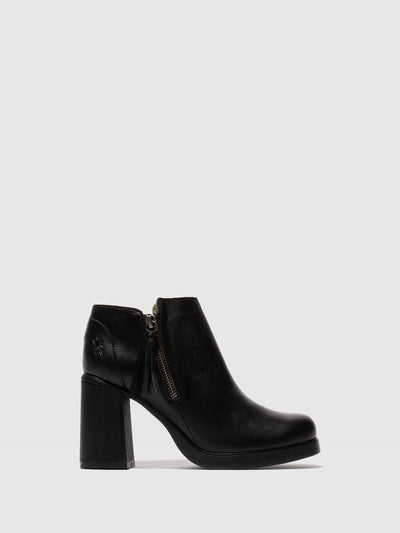 Zip Up Ankle Boots SHAR986FLY DUBLIN BLACK