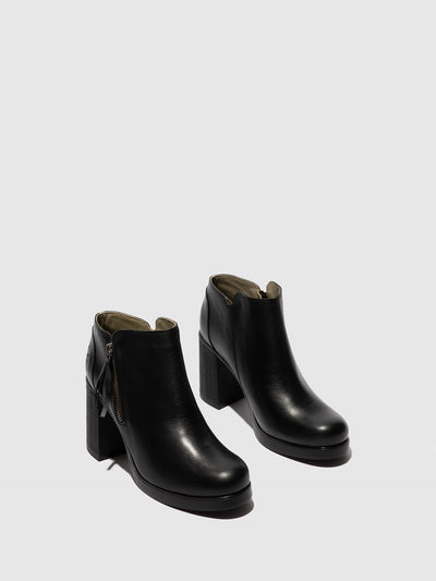 Zip Up Ankle Boots SHAR986FLY DUBLIN BLACK