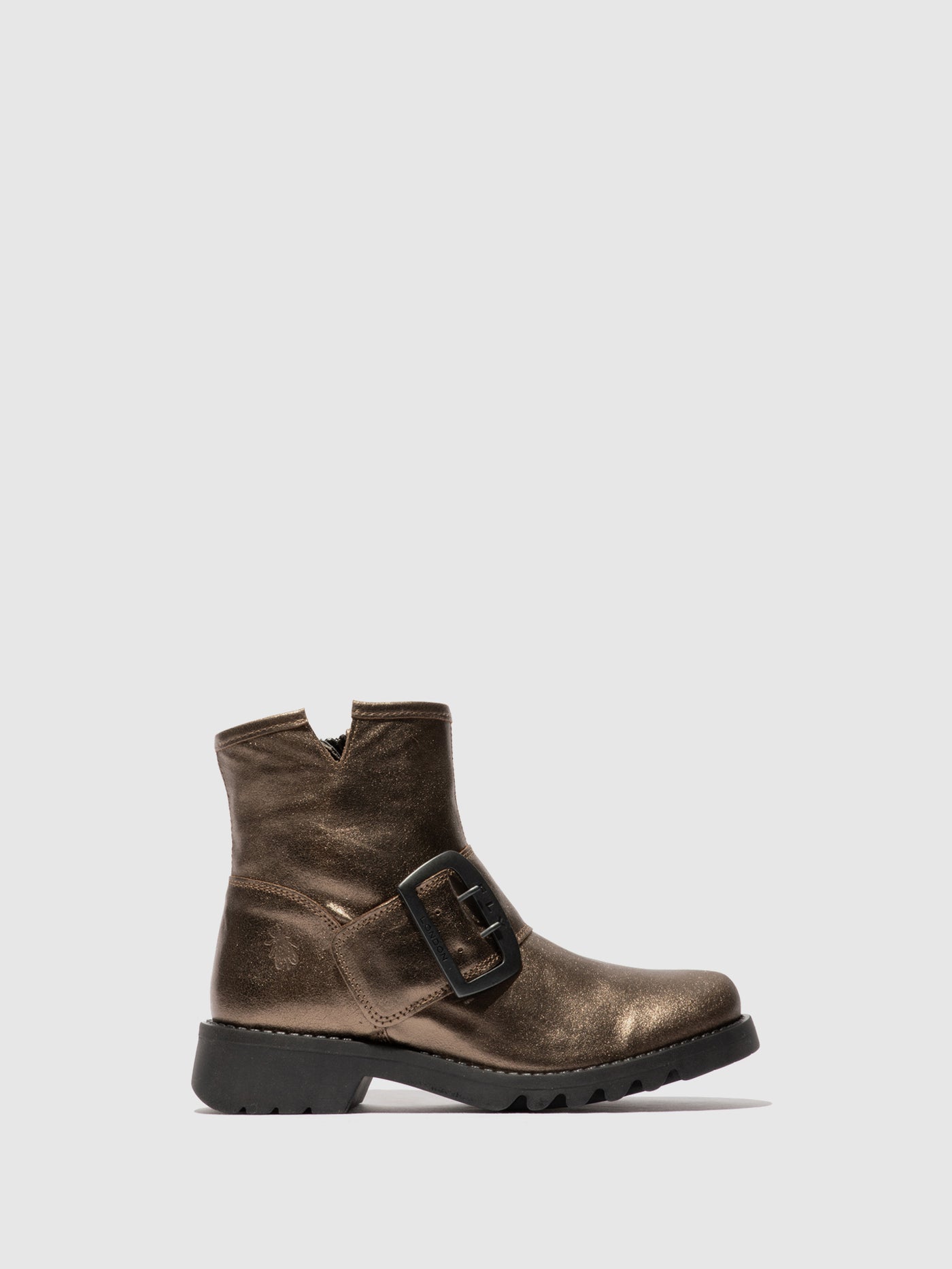 Buckle Ankle Boots RILY991FLY DARK GOLD