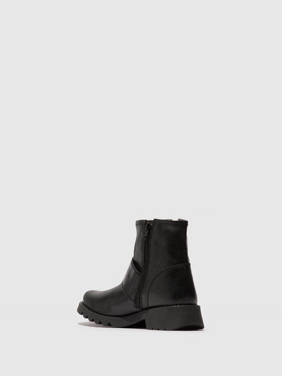 Buckle Ankle Boots RILY991FLY VALLEY BLACK