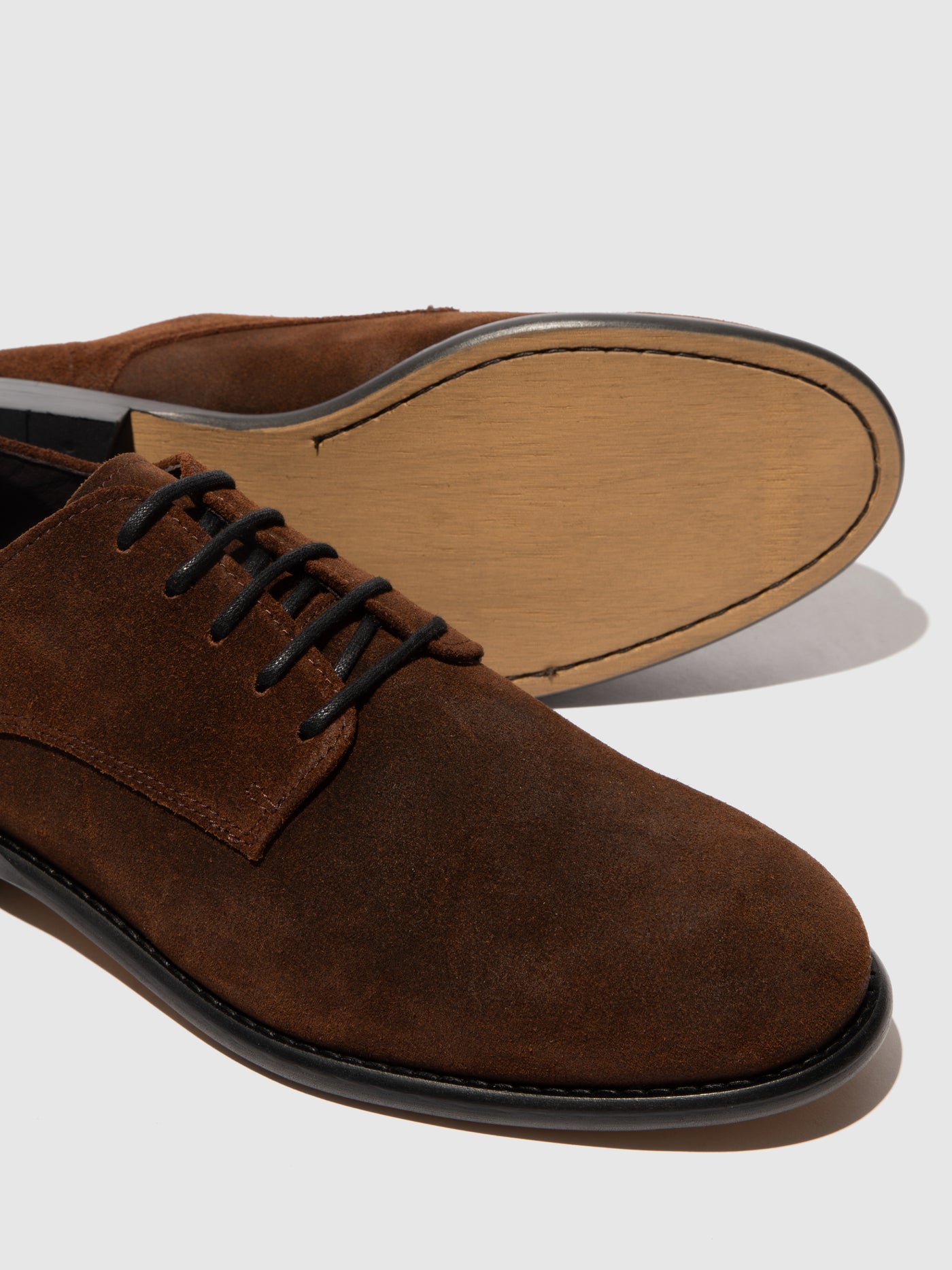 Lace-up Shoes WAZO000FLY OIL SUEDE CAMEL