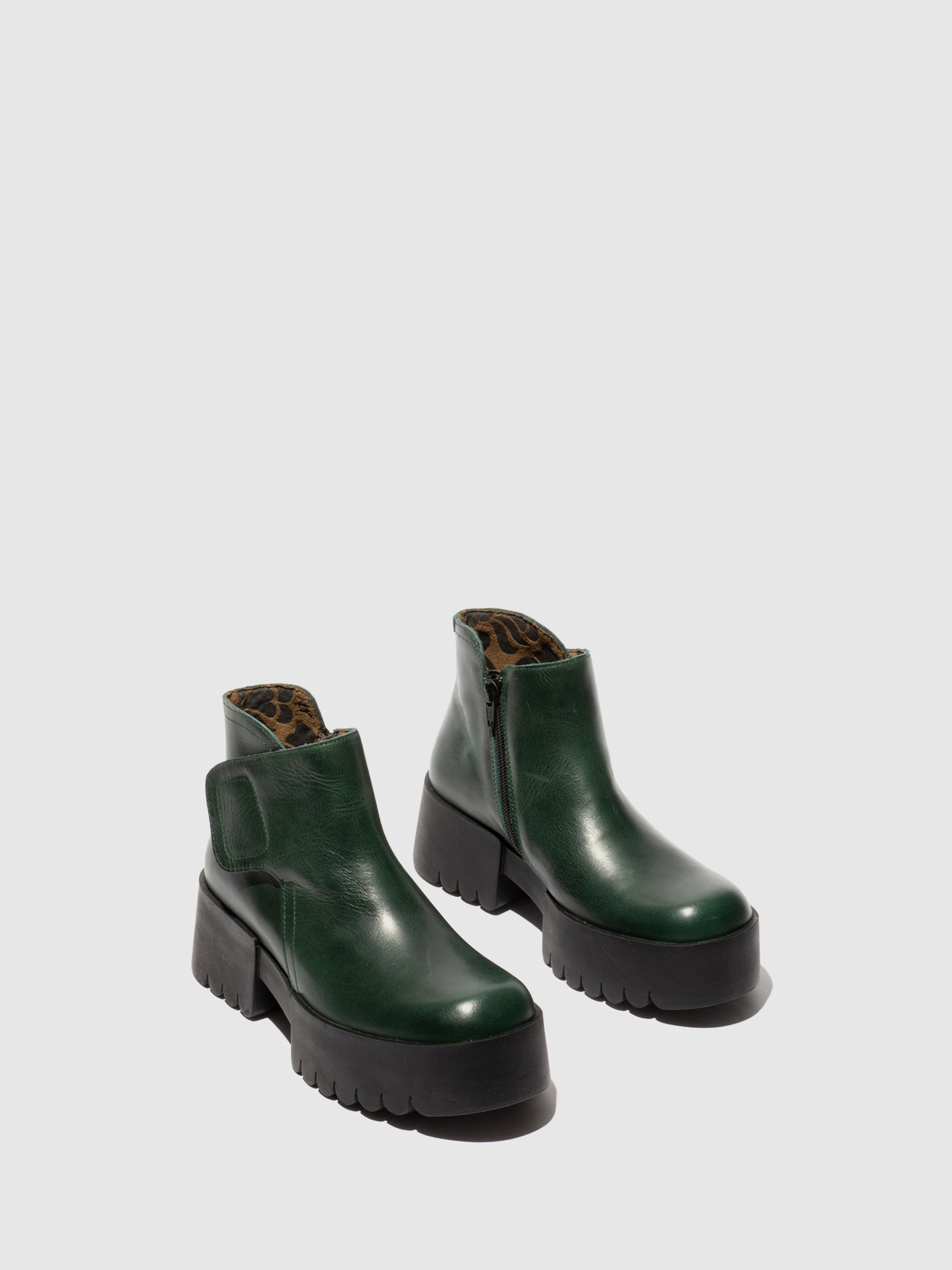 Velcro Ankle Boots ENDO006FLY PETROL