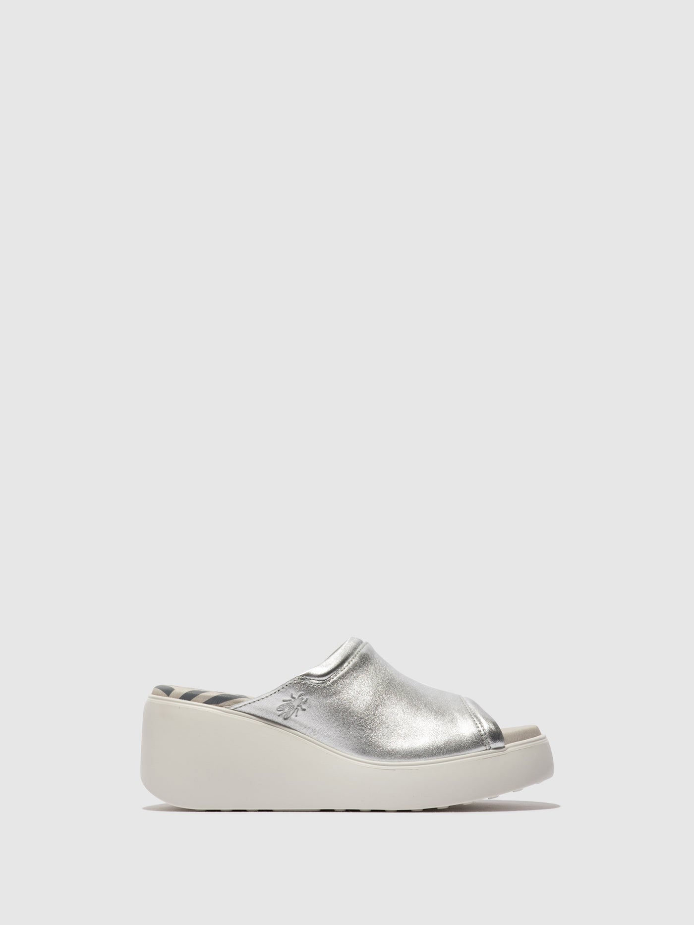 Slip-on Mules DOLI042FLY LAMINATO SILVER