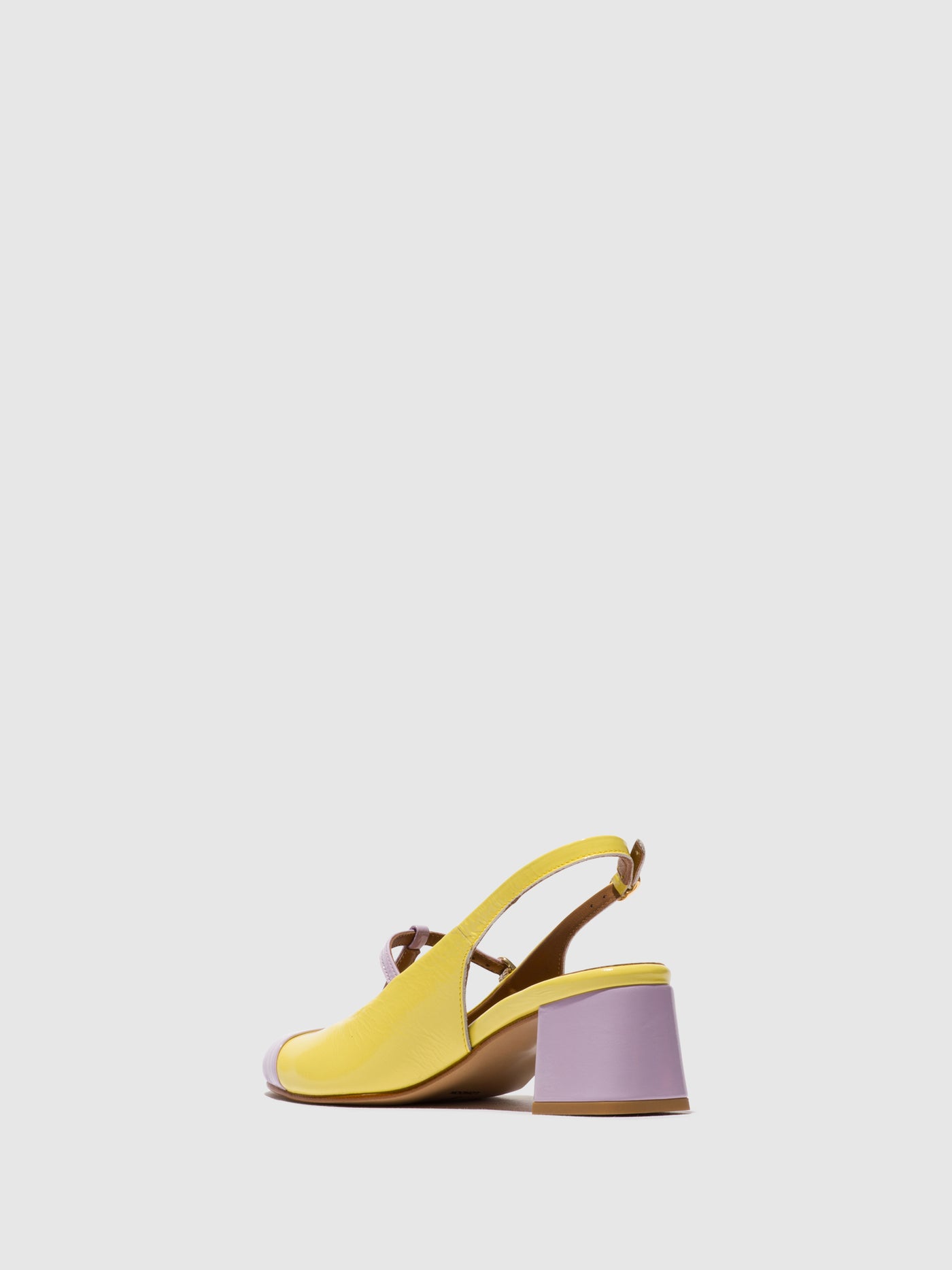 Sling-Back Sandals SOLN083FLY VIOLET/LEMON