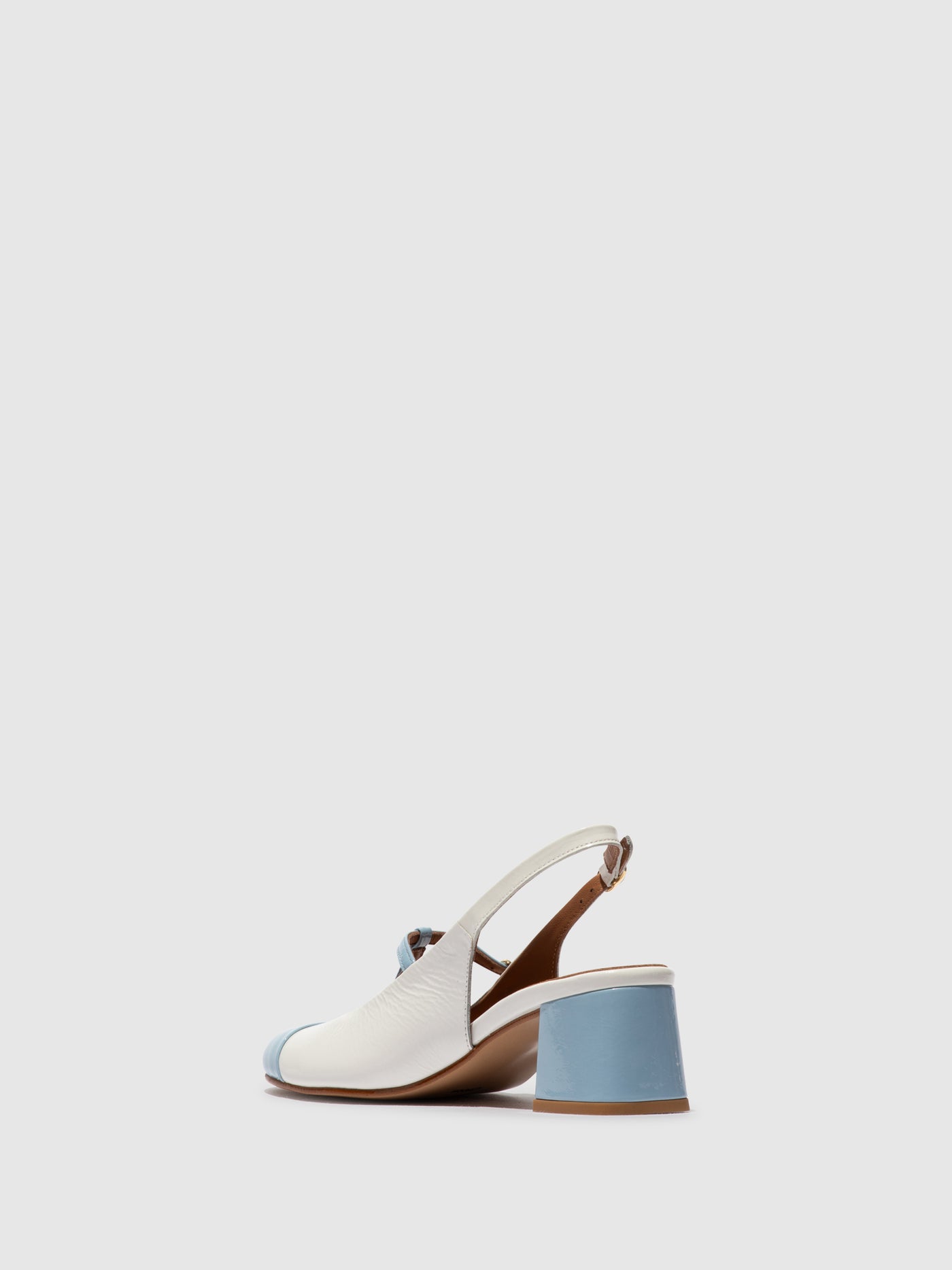 Sling-Back Sandals SOLN083FLY SKY BLUE/OFFWHITE