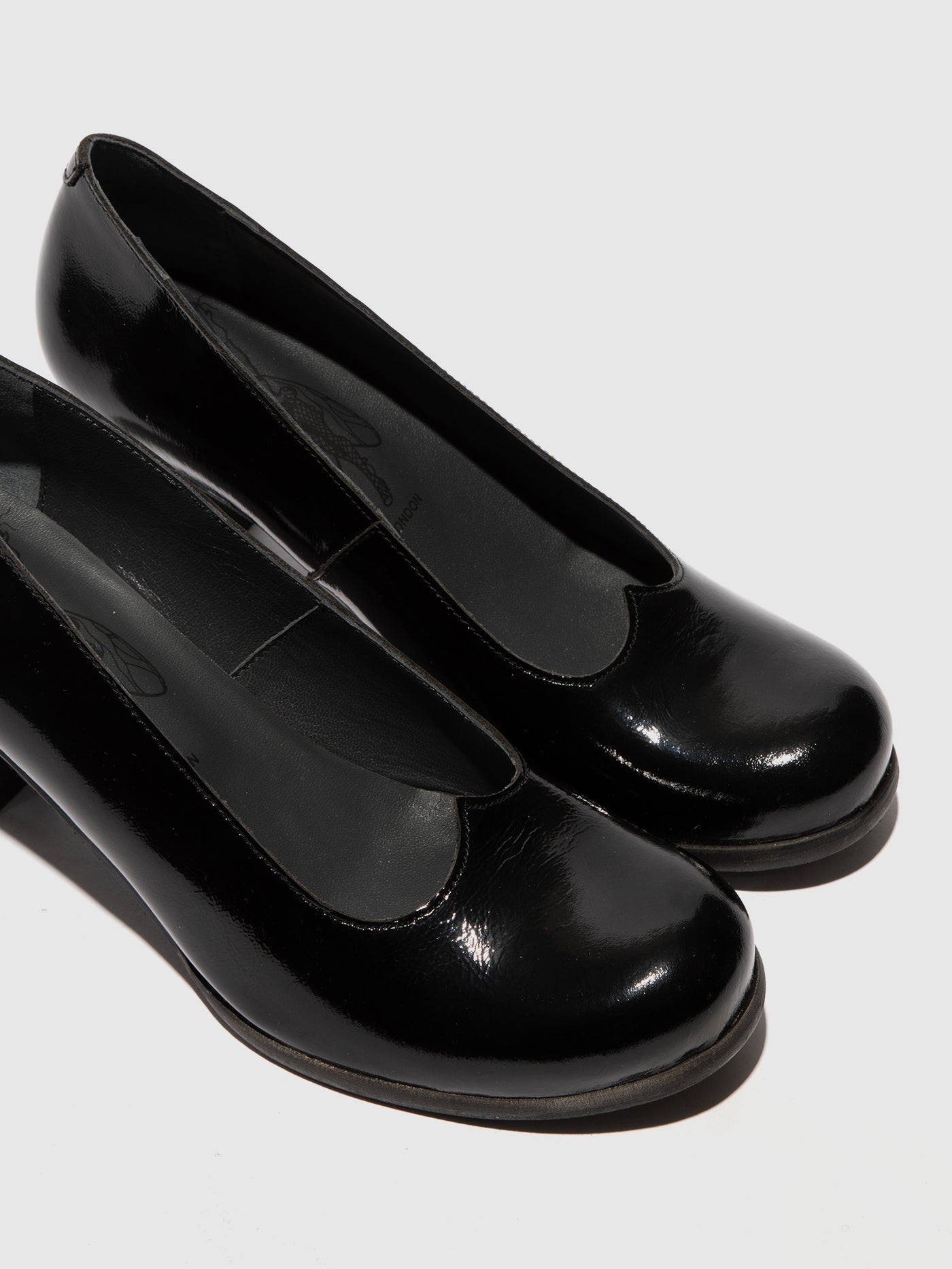 Heel Shoes BAZE086FLY NAPPALAK BLACK