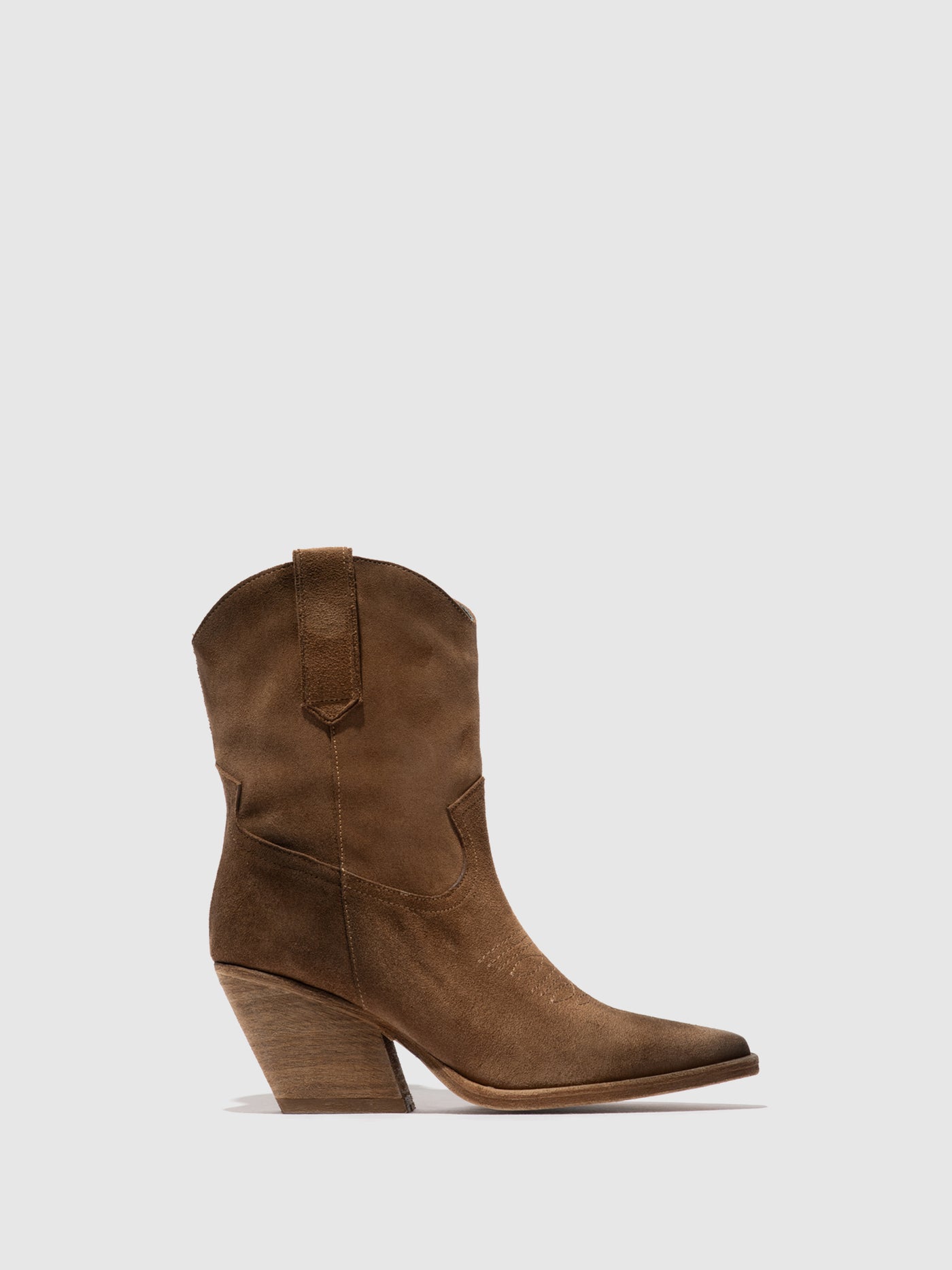 Zip Up Ankle Boots WOFY093FLY TAUPE