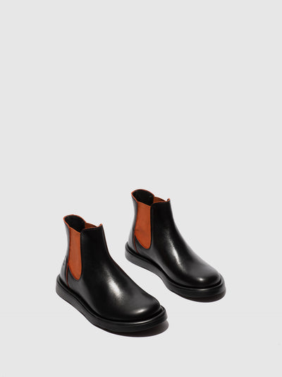 Chelsea Ankle Boots TICH099FLY BLACK/RED