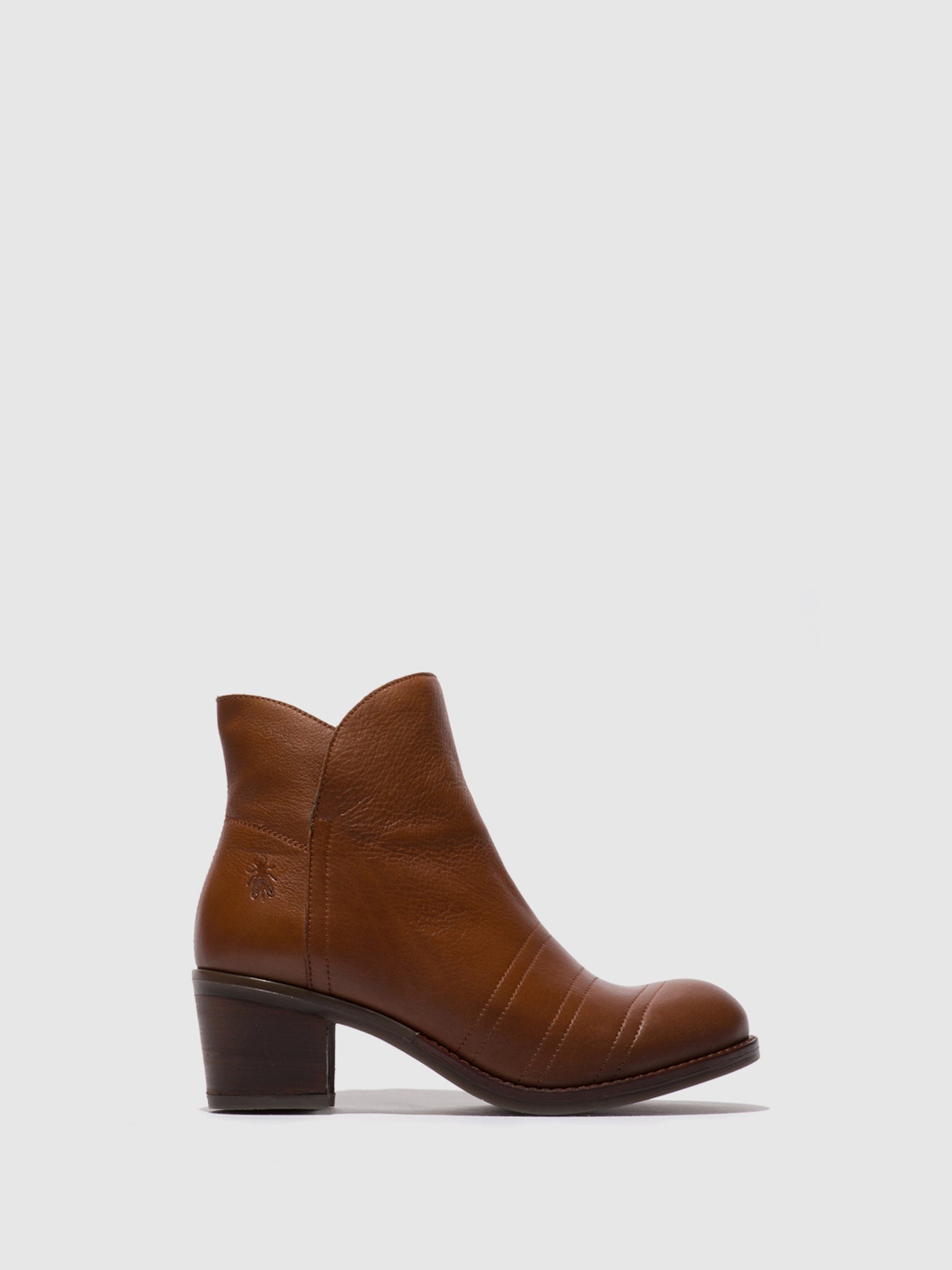 Zip Up Ankle Boots ZAGY111FLY BRANDY