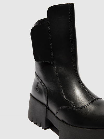 Velcro Ankle Boots EGLI124FLY BLACK