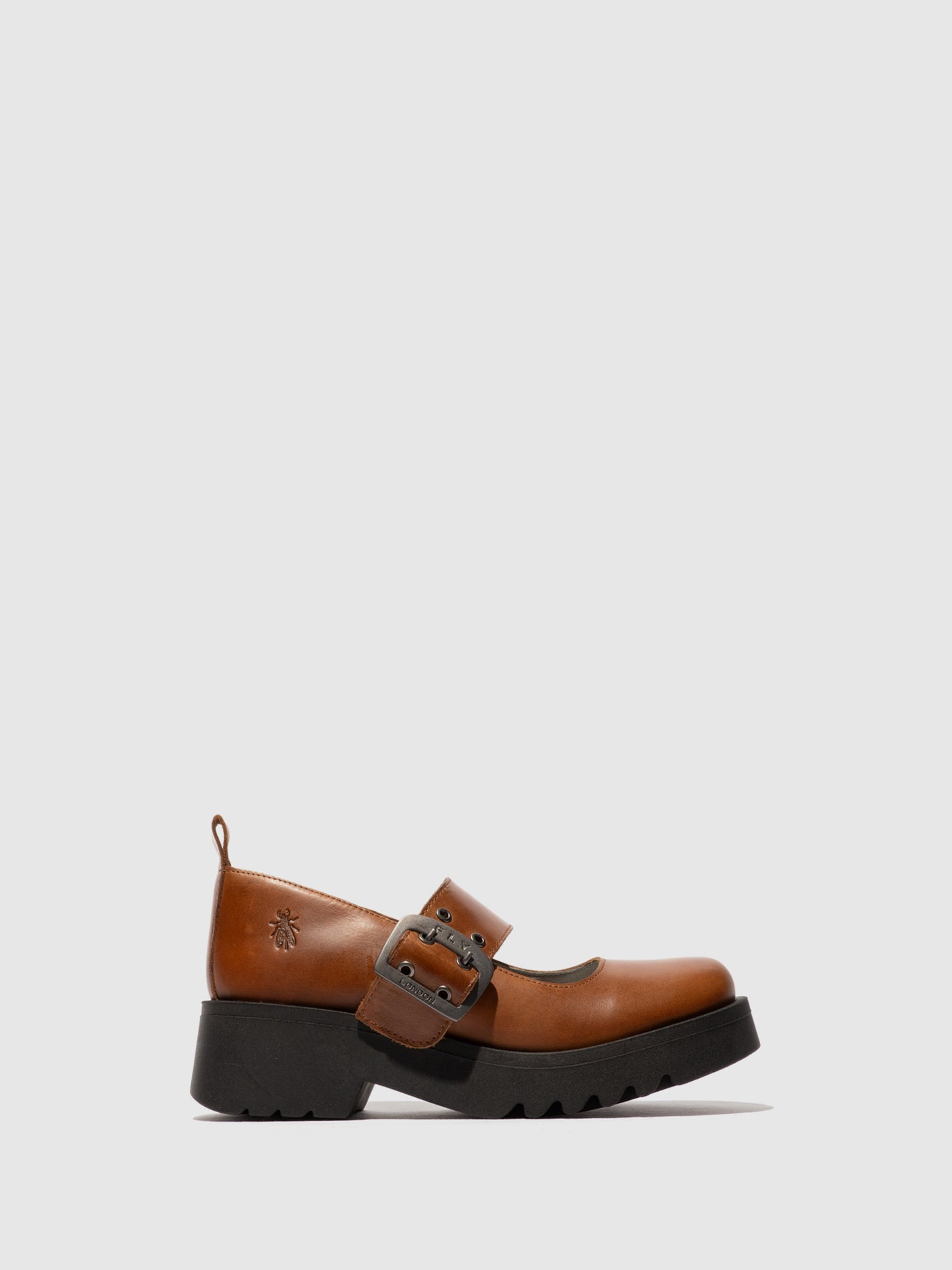 Buckle Shoes MOCH126FLY MID. BROWN