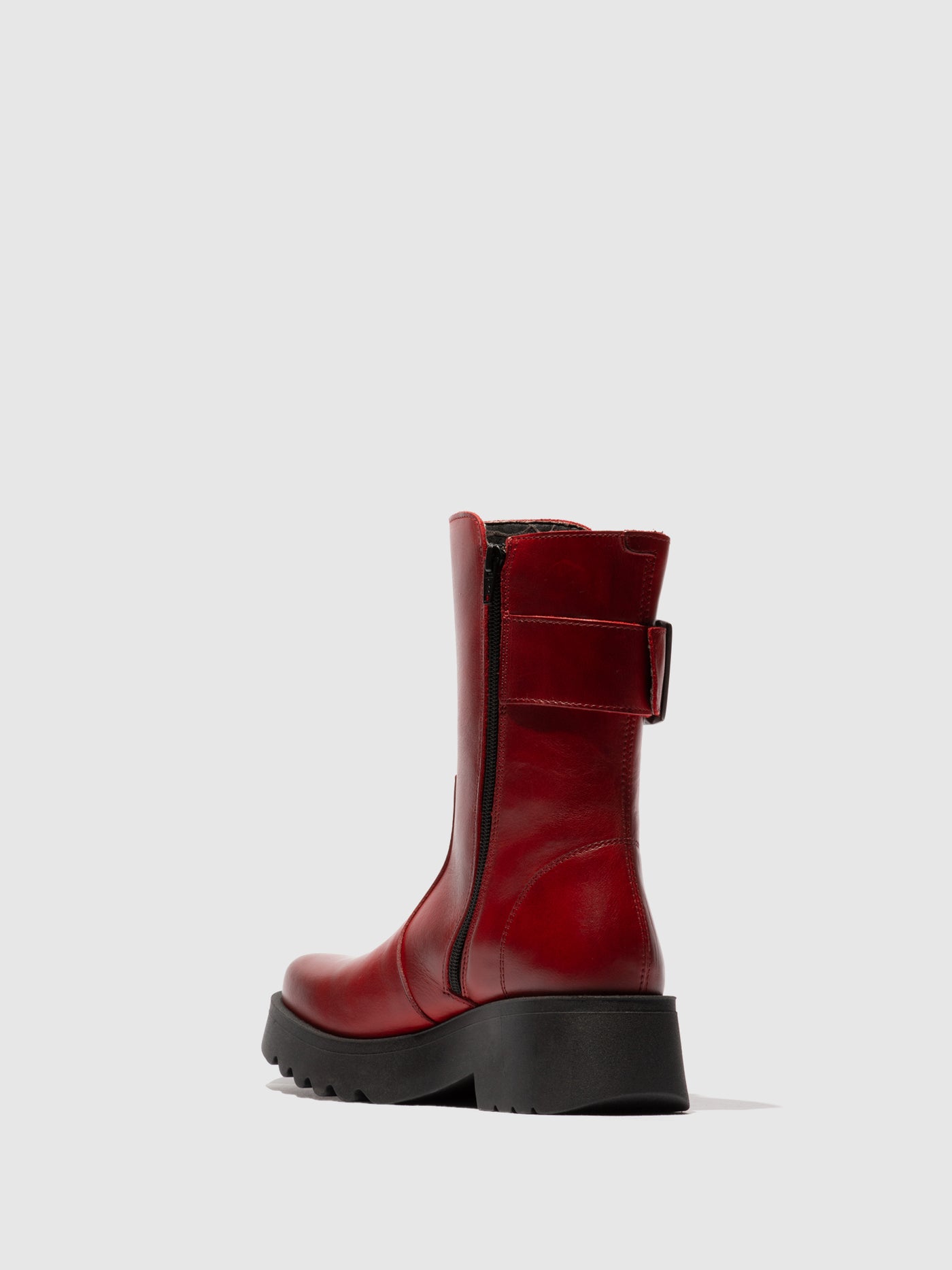 Buckle Ankle Boots MAZZ127FLY RED