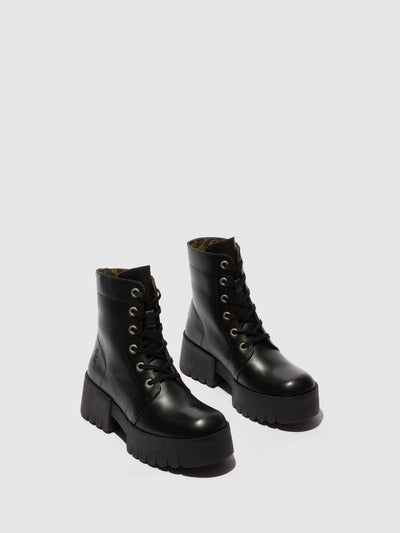 Lace-up Ankle Boots ELVU140FLY BLACK