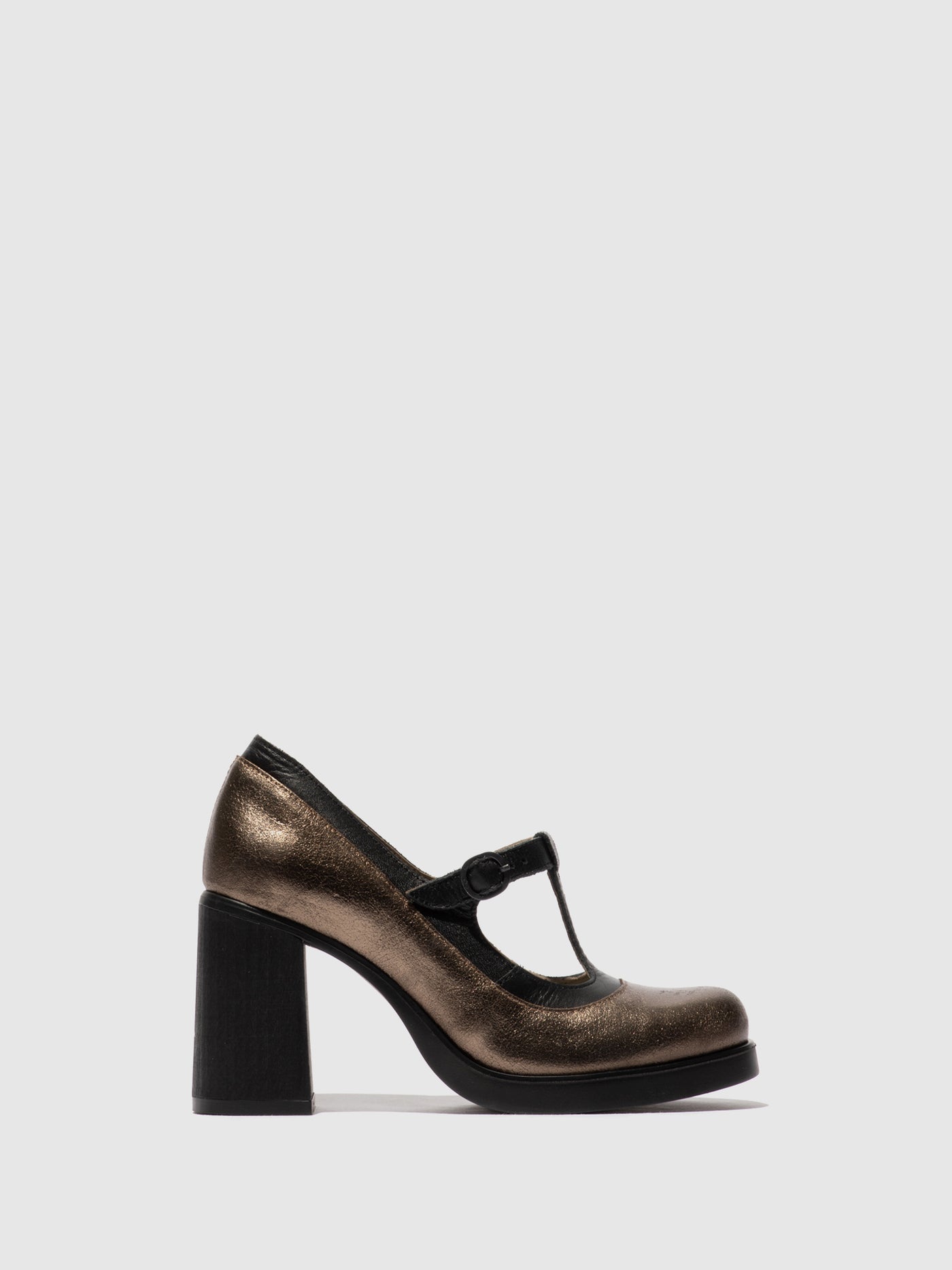 Mary Jane Shoes SEIF141FLY DARK GOLD/BLACK