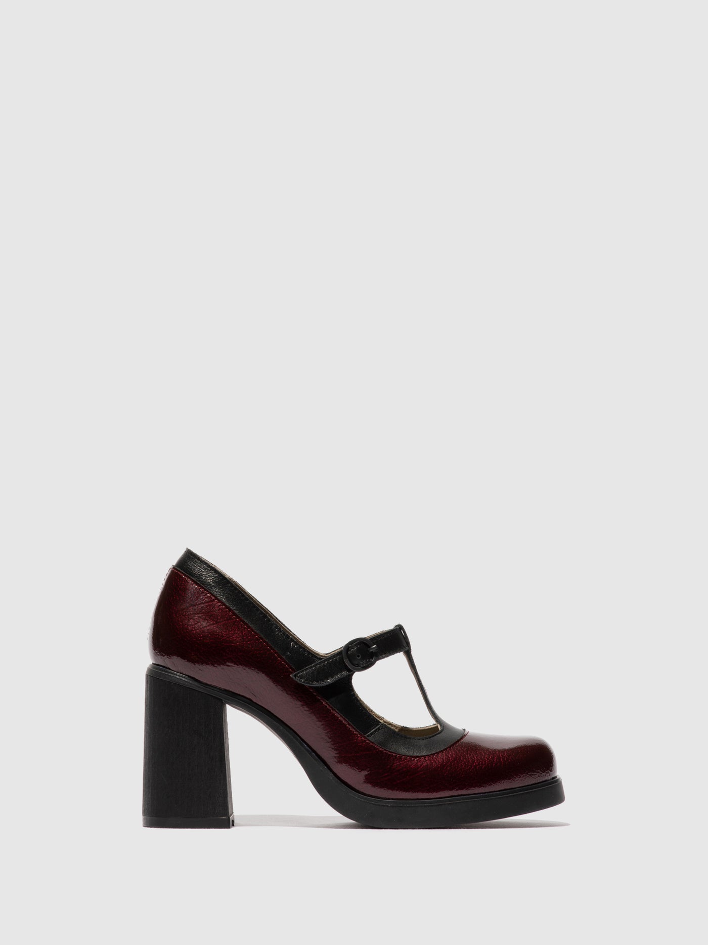 Mary Jane Shoes SEIF141FLY BURGUNDY/BLACK