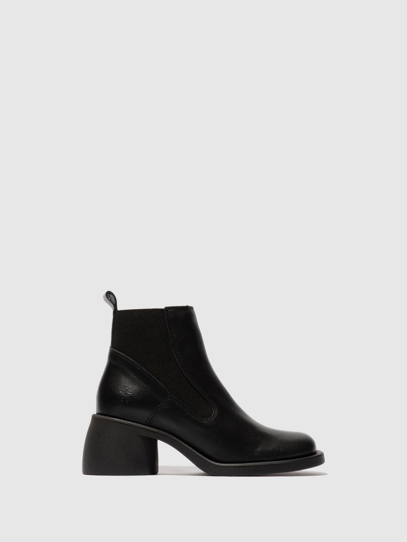 Zip Up Ankle Boots HAGY149FLY BLACK