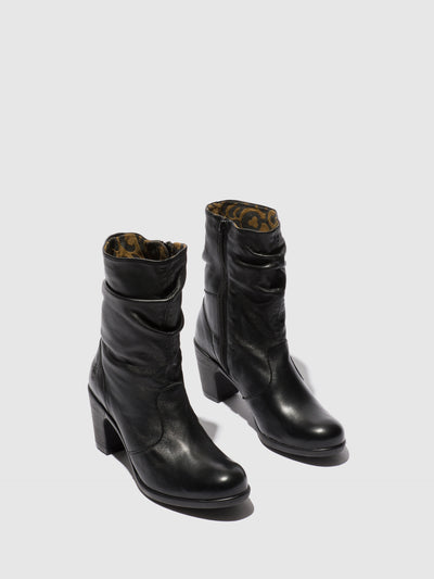 Zip Up Ankle Boots KLEI152FLY BLACK