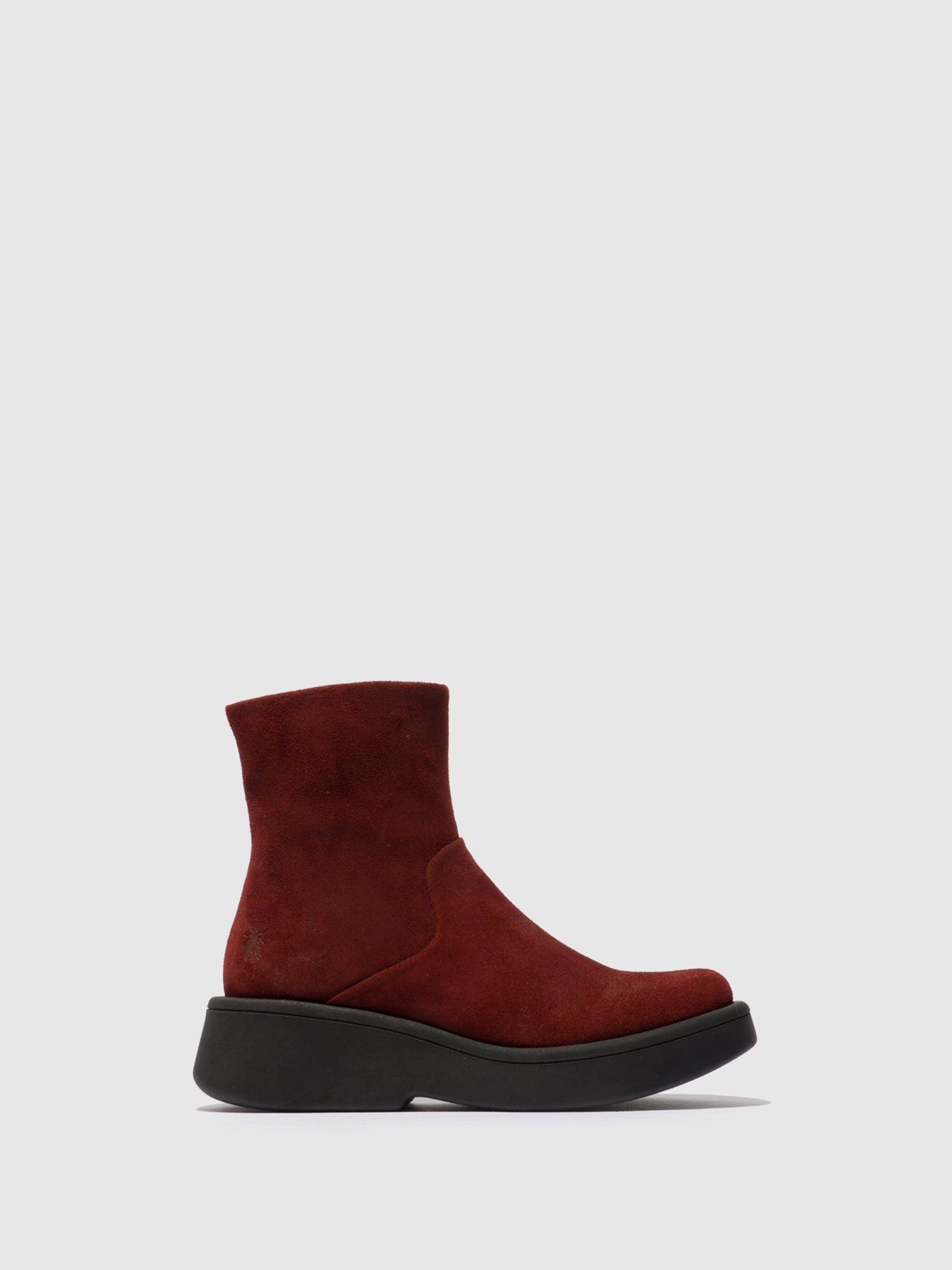 Zip Up Ankle Boots MOLN155FLY OXBLOOD