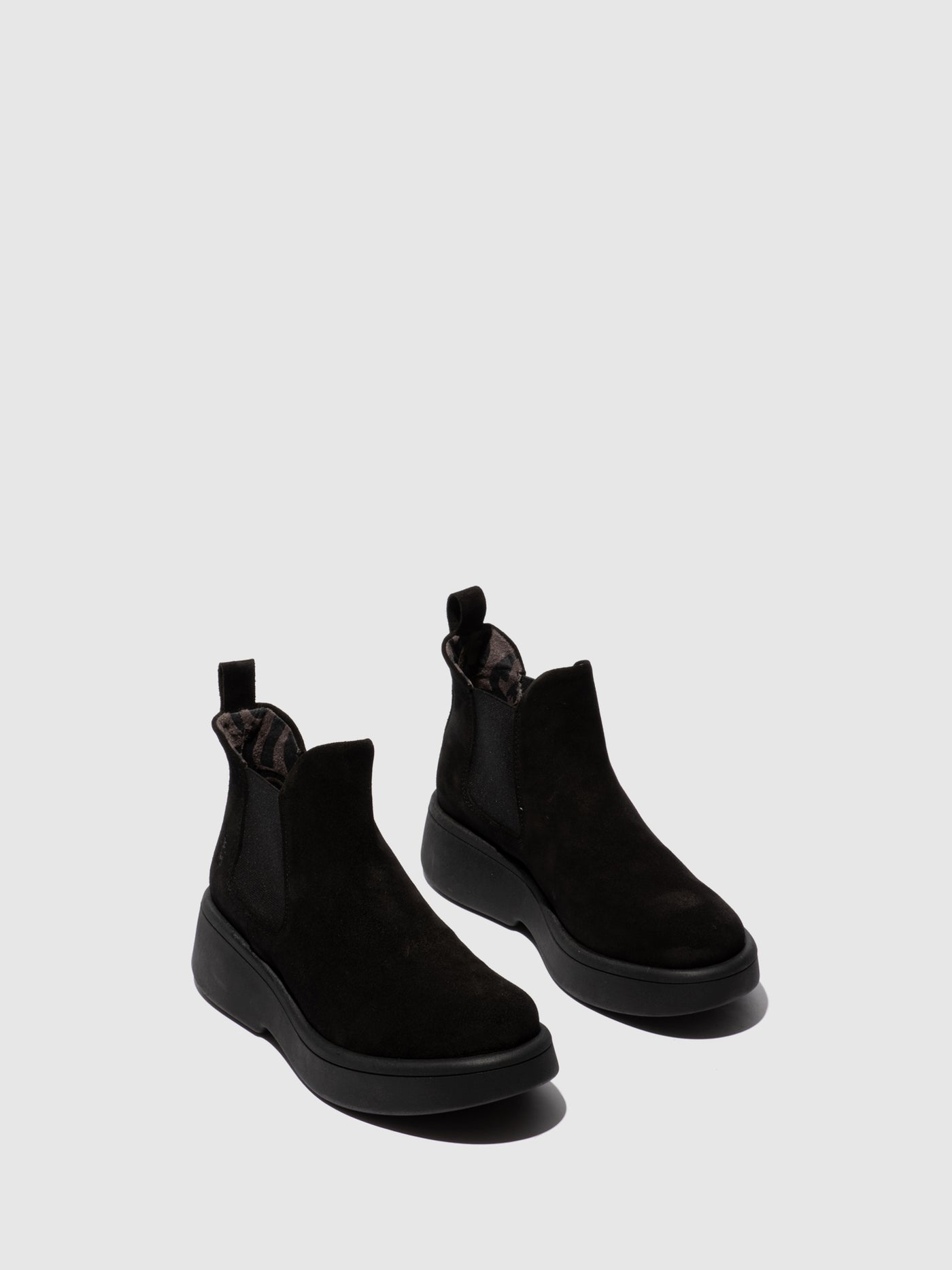 Chelsea Ankle Boots MULK159FLY OIL SUEDE BLACK