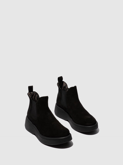 Chelsea Ankle Boots MULK159FLY OIL SUEDE BLACK