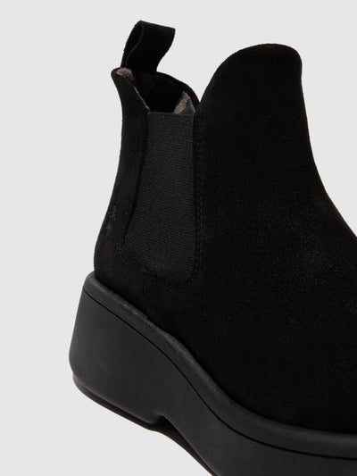 Chelsea Ankle Boots MULK159FLY OIL SUEDE BLACK