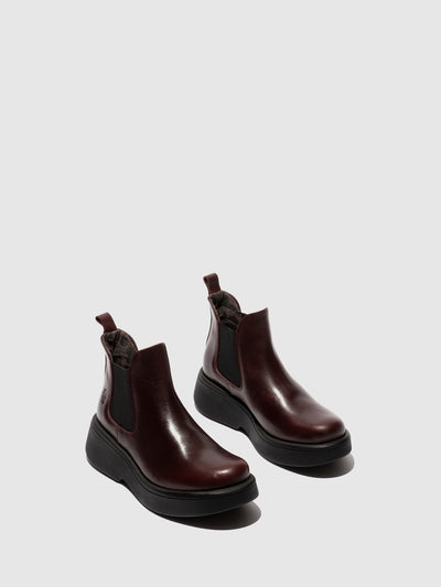 Chelsea Ankle Boots MULK159FLY RUG WINE